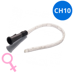 101407 LentisCath Cewnik Nelaton Hydrofilowy Urologiczny Lentismed 20cm CH 10 Dla Kobiet