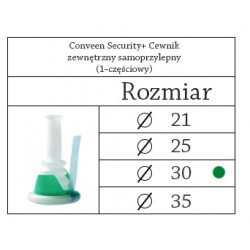 052300 Coloplast Cewnik Zewnętrzny Samoprzylepny 1-Częściowy Conveen Security 30mm do zbiórki moczu 052300 Coloplast Cewnik Zewnętrzny Samoprzylepny 1-Częściowy Conveen Security 30mm do zbiórki moczu