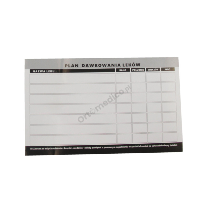 Kasetka Elena na 7 Dni Tygodnia Organizer na Leki El- Comp