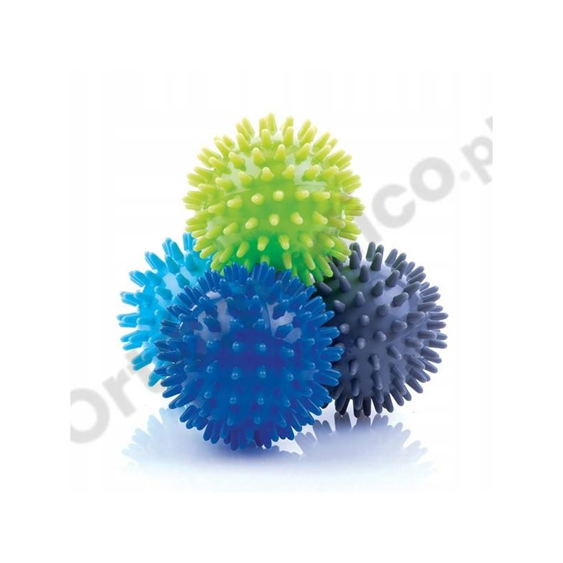 Piłka Rehabilitacyjna Z Kolcami Do Ćwiczeń Masażu HALCAMP 10 cm