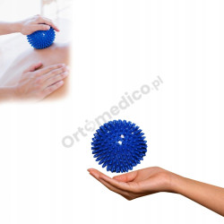 Piłka Rehabilitacyjna Z Kolcami Do Ćwiczeń Masażu HALCAMP 10 cm