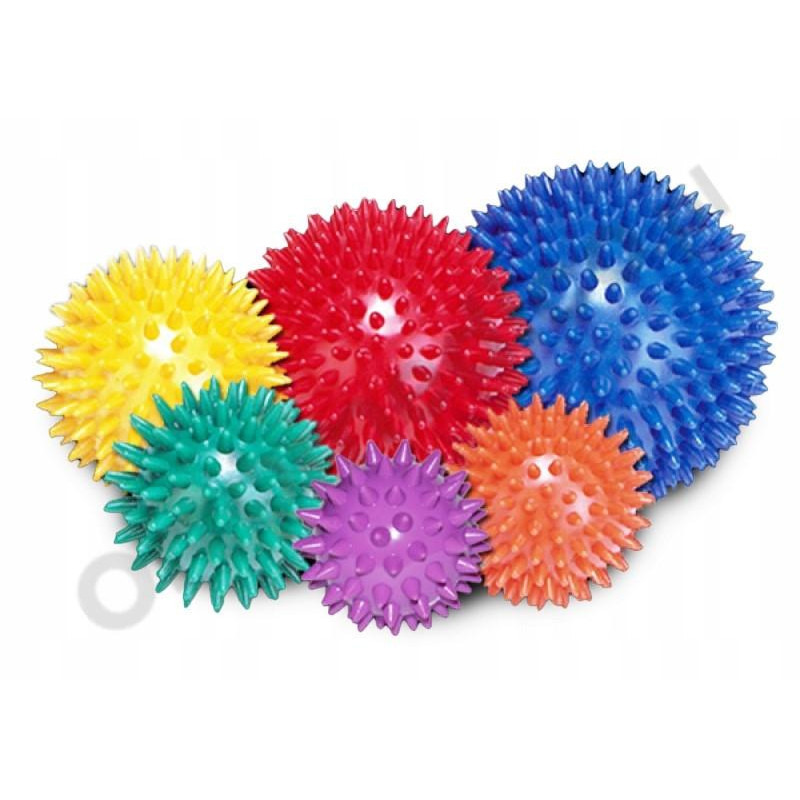 Piłka Rehabilitacyjna Z Kolcami Do Ćwiczeń Masażu HALCAMP 7cm