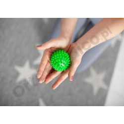 Piłka Rehabilitacyjna Z Kolcami Do Ćwiczeń Masażu HALCAMP 7cm