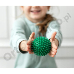 Piłka Rehabilitacyjna Z Kolcami Do Ćwiczeń Masażu HALCAMP 7cm