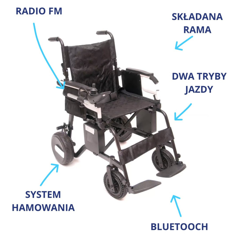 Elektryczny wózek inwalidzki Wheelie Electric