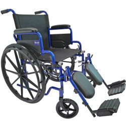 Wózek inwalidzki Wheelie Air Plus z regulacją podnóżka koła pełne