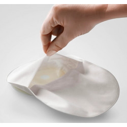 108810 Worek Jednoczęściowy Sensura Mio MAXI 570 ml, 15-45mm  Zamknięty Naturalny Szary z Okienkiem Coloplast