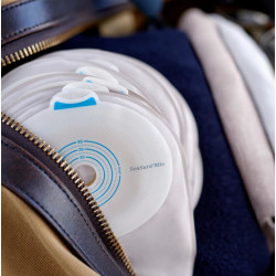 108810 Worek Jednoczęściowy Sensura Mio MAXI 570 ml, 15-45mm  Zamknięty Naturalny Szary z Okienkiem Coloplast