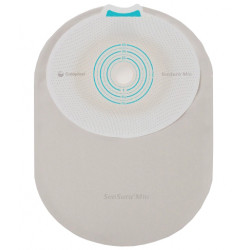 108710 Worek 1-cz Sensura Mio MIDI 440 ml, 15-45mm  Zamknięty  Naturalny Szary z Okienkiem Coloplast