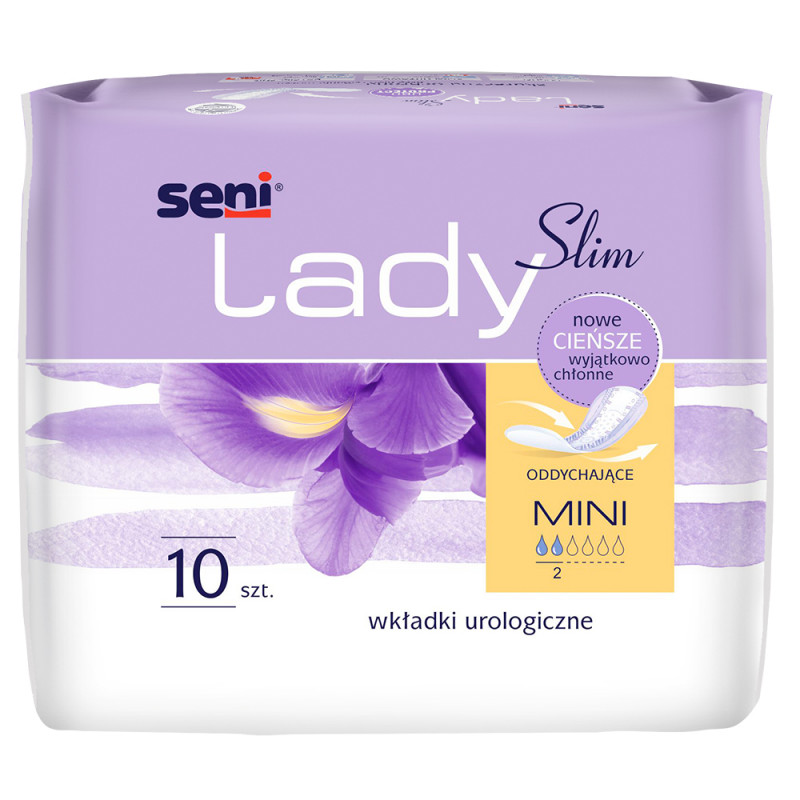Seni Lady Slim Mini wkładki urologiczne na kropelkowe NTM