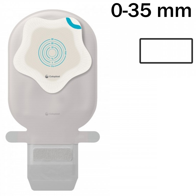 18711 Worek Pediatryczny 1-cz SenSura Mio Kids 0-35mm Midi Otwarty Coloplast