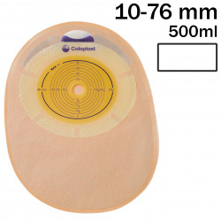 154700 Worek SenSura Kolostomijny 1-cz 10-76 mm 500 ml Zamknięty Przezroczysty Coloplast