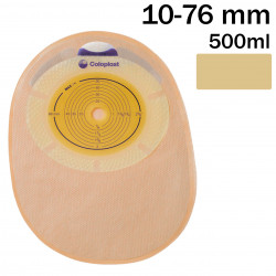 154800 Worek SenSura Kolostomijny 1-cz 10-76 mm 500 ml Zamknięty Cielisty Coloplast