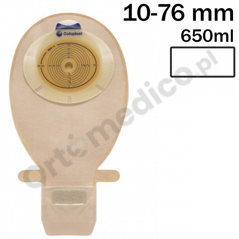 155700 Worek Ileostomijny Jednoczęściowy SenSura 10-76mm 650 ml Otwarty Przezroczysty Coloplast