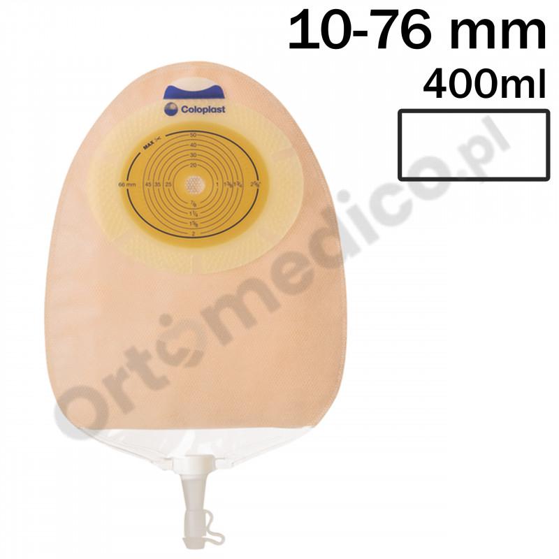 118040 Worek Urostomijny 1-cz SenSura 10-76 mm 400 ml Maxi Przezroczysty Coloplast