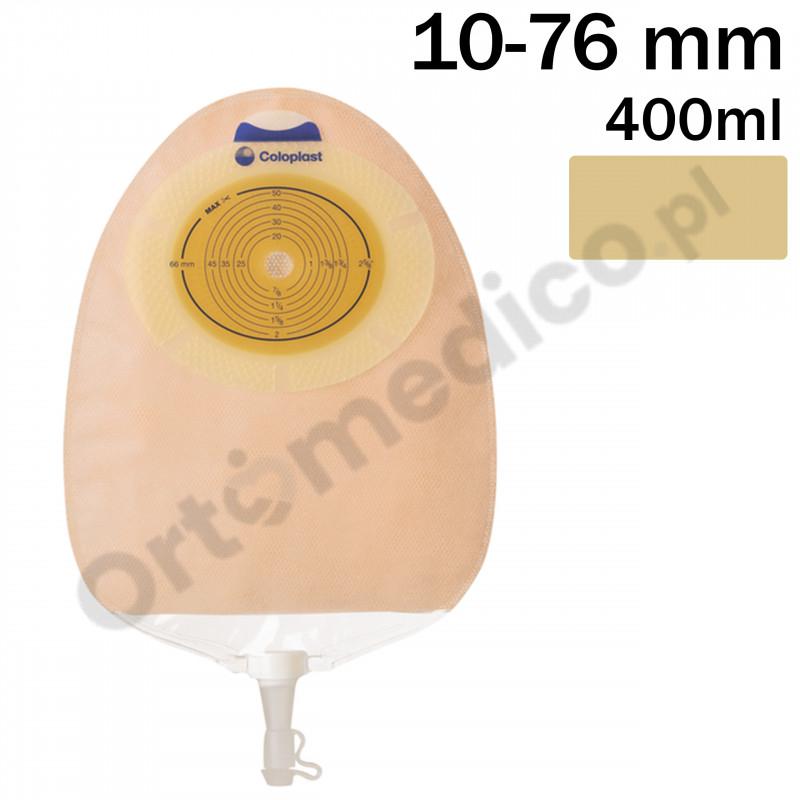 118020 Worek Urostomijny 1-cz SenSura 10-76 mm 400 ml Maxi Cielisty Coloplast