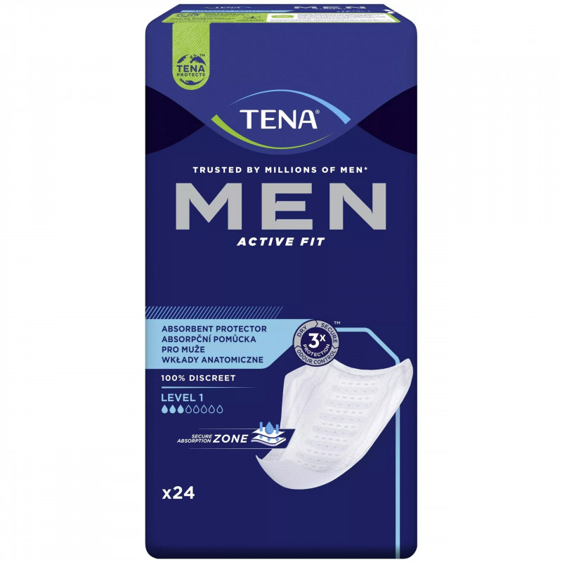 TENA Men Active Fit Level 1 wkładki chłonne dla mężczyzn