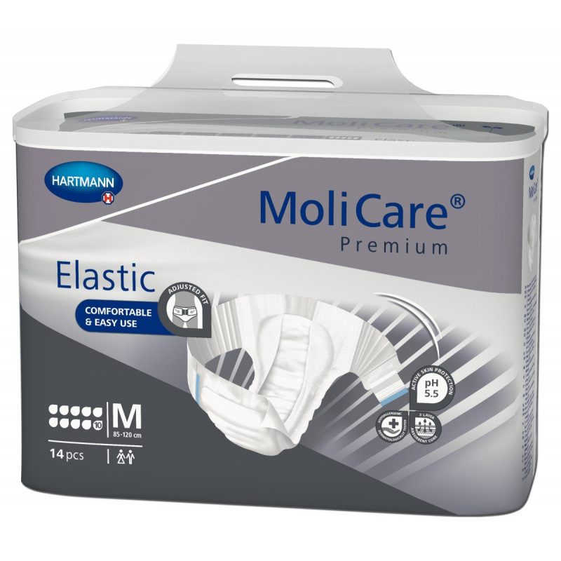 MoliCare Premium Elastic 10K pieluchy dla dorosłych na rzepy
