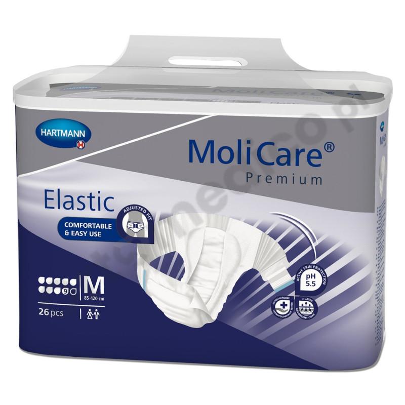 MoliCare Premium Elastic 9K pampersy zapinane na rzepy NTM