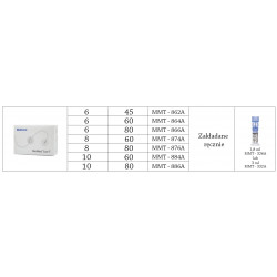 MMT-864 Zestaw Infuzyjny Sure-T Do Pomp Paradigm kaniula 6mm z drenem z drenem 60cm
