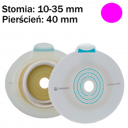 105020 Płytka Stomijna SenSura Mio Click 40/10-35 mm Płaski Przylepiec Z uszkami Do Paska Coloplast