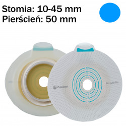 105120 Płytka Stomijna SenSura Mio Click 50/10-45 mm Płaski Przylepiec Z uszkami Do Paska Coloplast
