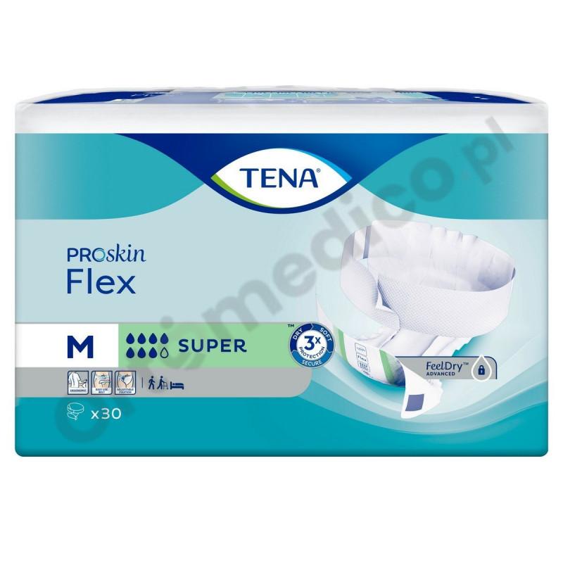 TENA Flex Super pampersy z pasem mocującym dla seniora ProSkin