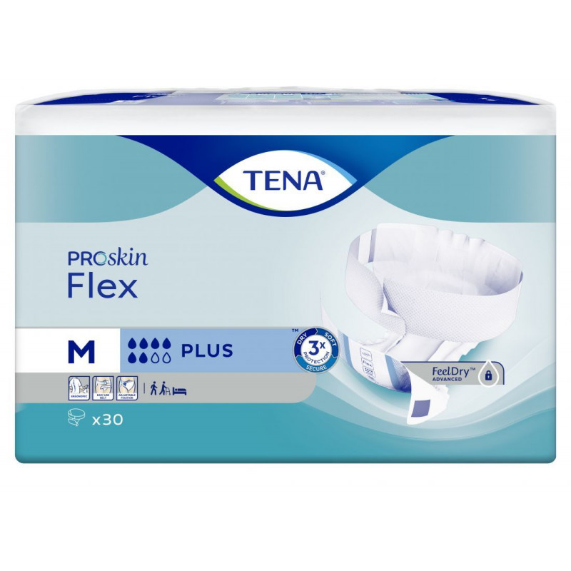 TENA Flex Plus ProSkin pieluchomajtki z regulowanym pasem mocującym