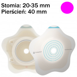 185010 Płytka Stomijna SenSura Mio Concave Click 40/20-35mm Wypukła Z Uszkami Do Paska Coloplast