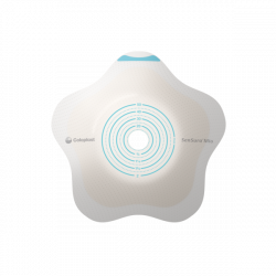 185120 Płytka Stomijna SenSura Mio Concave Click 50/30-45mm Wypukła Z Uszkami Do Paska Coloplast