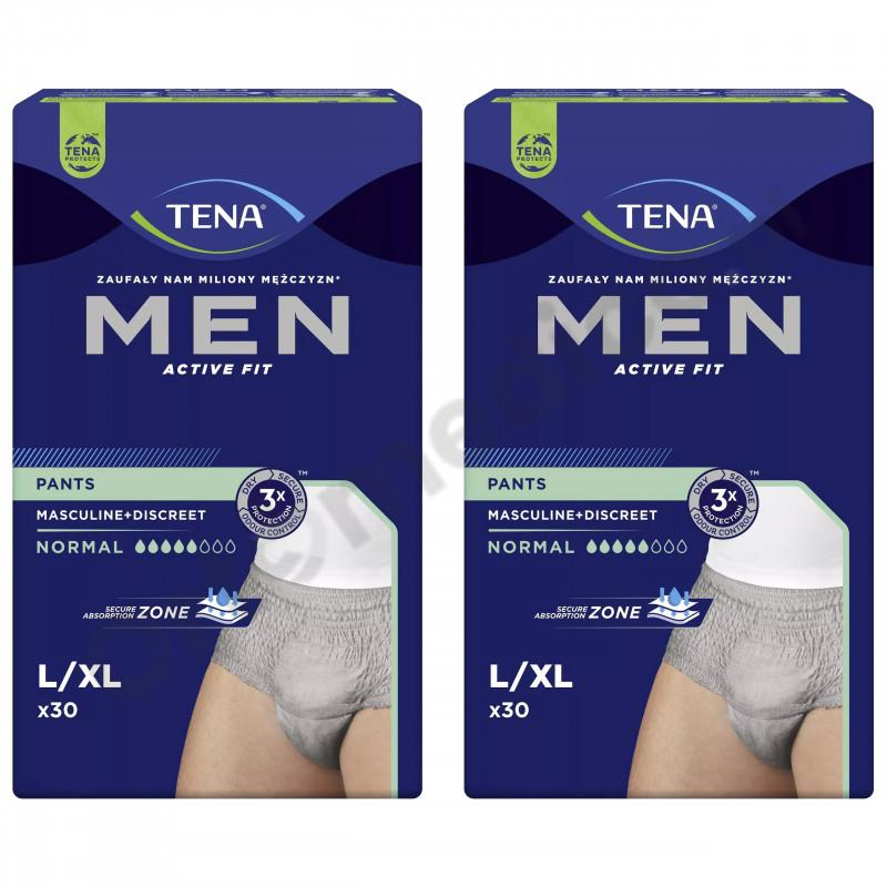 TENA Men Pants Normal Grey majtki chłonne dla mężczyzn