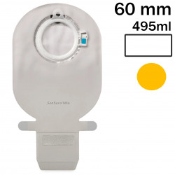 114530 Worek Dwuczęściowy SenSura Mio Click 60mm 495ml z Filtrem Otwarty Przezroczysty Coloplast