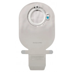 114340 Worek Dwuczęściowy SenSura Mio Click 40mm 550ml z Filtrem Otwarty Neutralny Szary z Okienkiem Coloplast