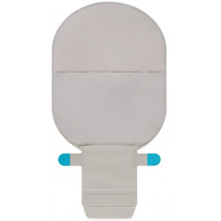 114340 Worek Dwuczęściowy SenSura Mio Click 40mm 550ml z Filtrem Otwarty Neutralny Szary z Okienkiem Coloplast