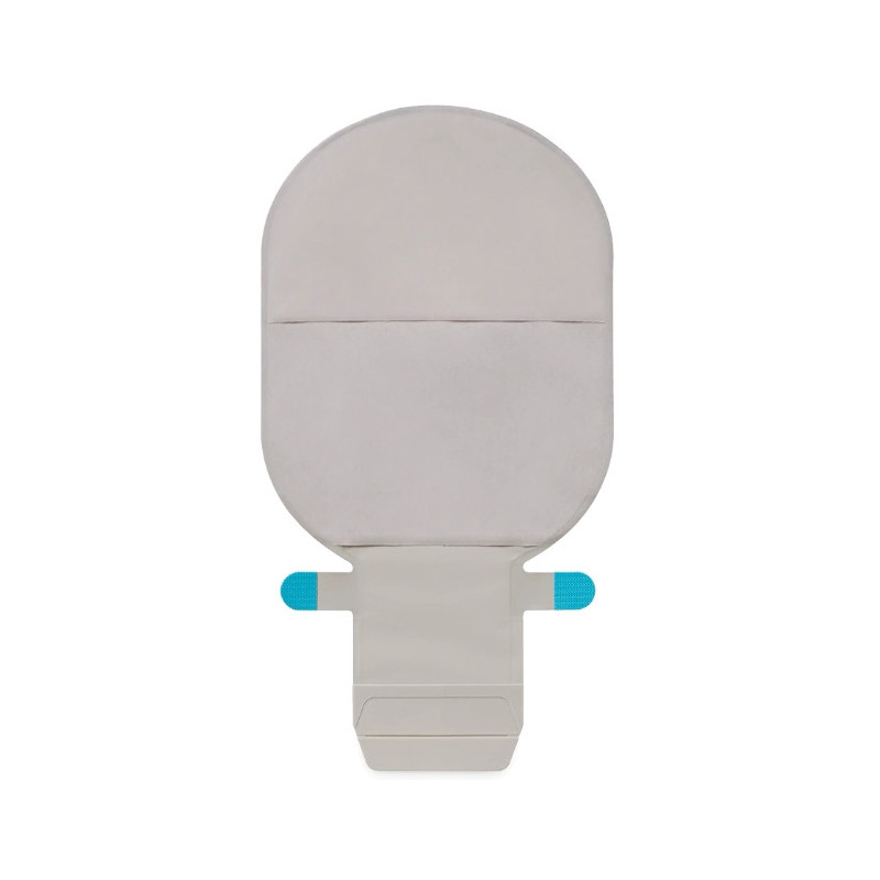 114340 Worek Dwuczęściowy SenSura Mio Click 40mm 550ml z Filtrem Otwarty Neutralny Szary z Okienkiem Coloplast