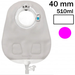 114920 Worek Uro 2-cz SenSura Mio Click  40mm 510ml Maxi Przezroczysty Coloplast