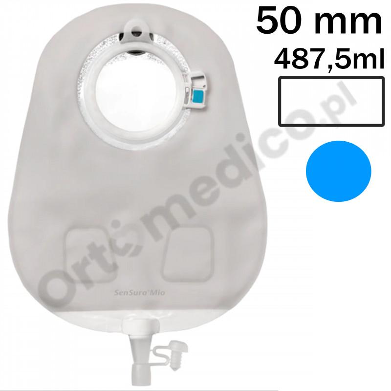 114980 Worek Urostomijny Dwuczęściowy SenSura Mio Click  50mm 487,5ml Neutralny Szary Coloplast