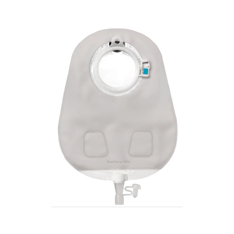 114960 Worek Urostomijny 2-cz SenSura Mio Click  50mm 400ml Midi Neutralny Szary Coloplast