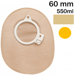 101660 Worek SenSura Click Xpro 60 mm 550 ml Cielisty Zamknięty Coloplast