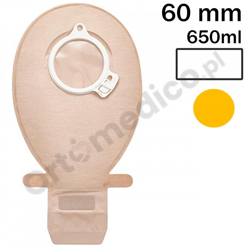 103660 Worek Dwuczęściowy SenSura Click 60 mm 650 ml Przeźroczysty Otwarty Coloplast
