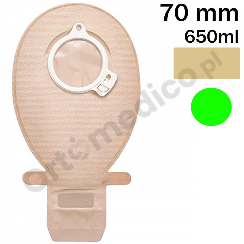 103670 Worek Dwuczęściowy SenSura Click 70 mm 650 ml Cielisty Otwarty Coloplast
