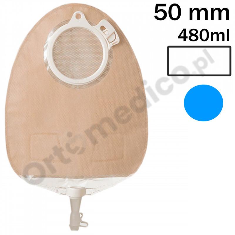 118550 Worek Urostomijny Dwuczęściowy SenSura Click 50 mm 480ml Maxi Przezroczysty Coloplast