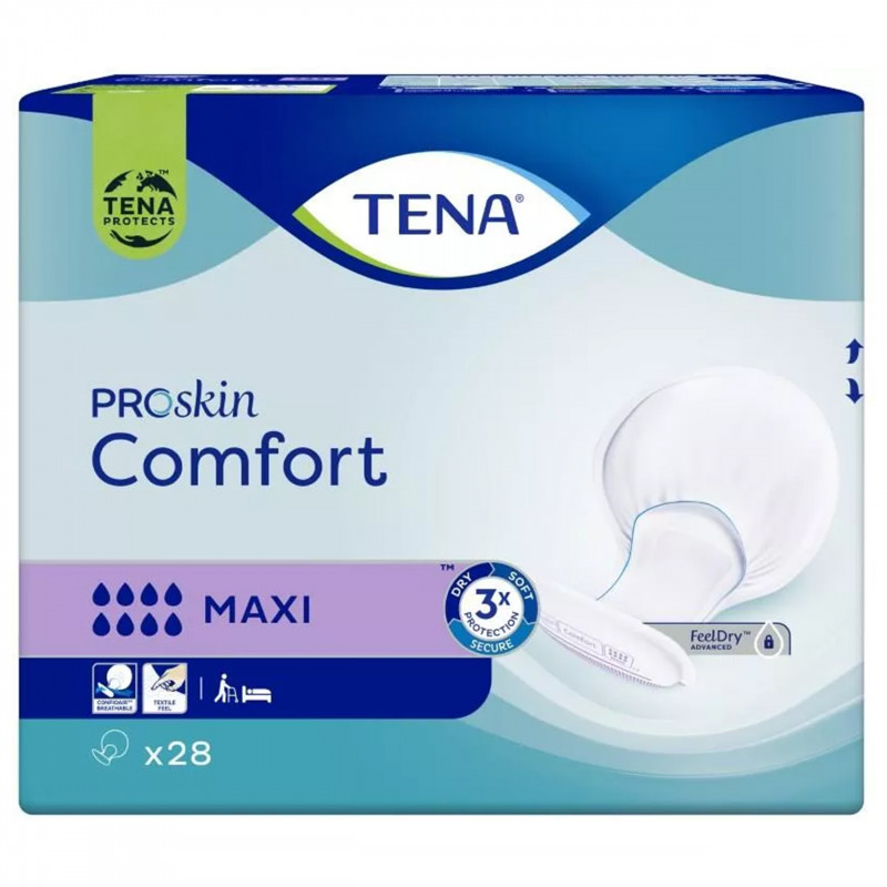 TENA Comfort Maxi ProSkin pieluchy anatomiczne bardzo chłonne