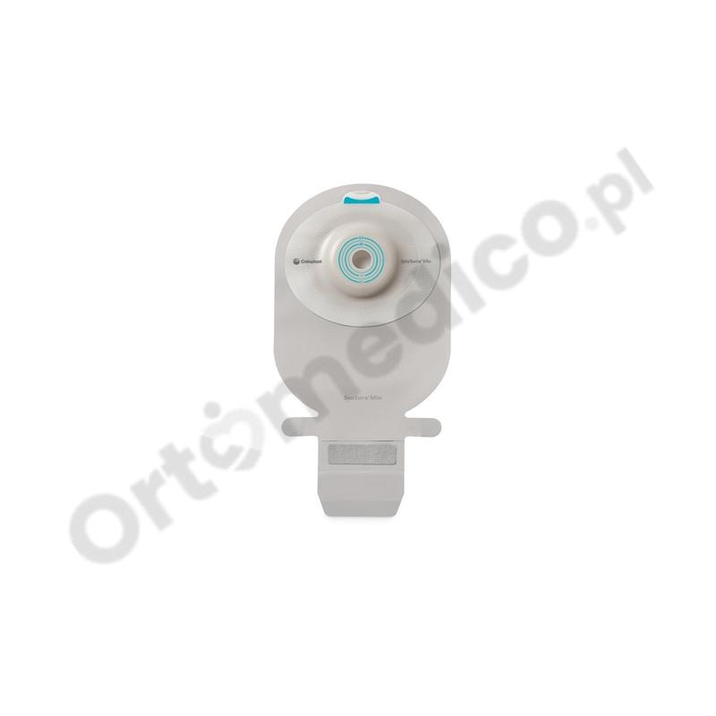 164060 Worek 1-cz Sensura Mio Convex Soft 10-50mm 490ml Szary z Okienkiem Otwarty Coloplast