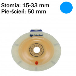 110250 Płytka Stomijna SenSura Click Convex Light 50/15-33 mm System Dwuczęściowy Coloplast
