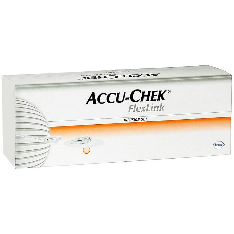 Zestaw infuzyjny accu-chek flexlink (dren igła) wkłucia do pomp insulinowych roche  10/80