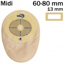 XMHCM513 Worek Jednoczęściowy Aurum Closed 13/60-80 mm Midi Zamknięty Welland Beżowy z Okienkiem Z Miodem Manuka