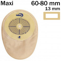 XMHCL513 Worek Jednoczęściowy Aurum Closed 13/60-80 mm Maxi Zamknięty Welland Beżowy z Okienkiem Z Miodem Manuka