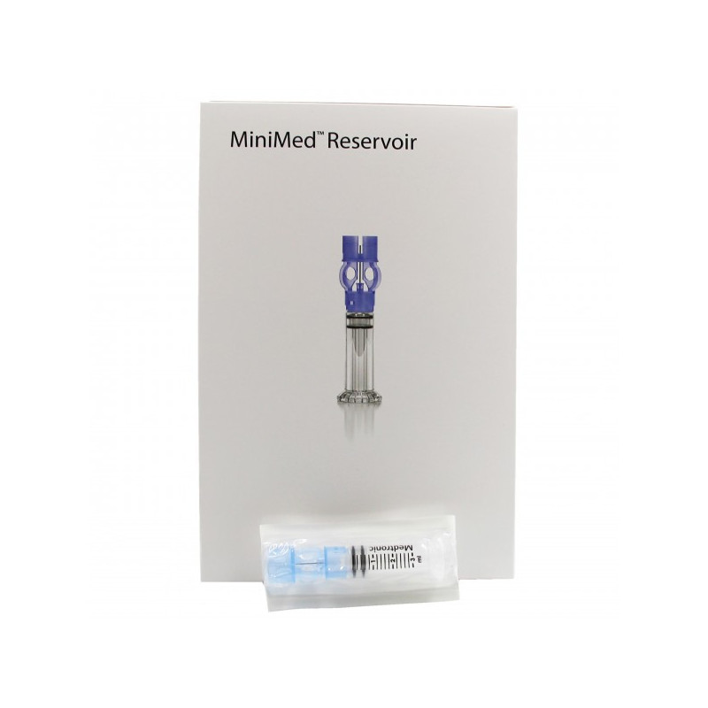 Medtronic MiniMed MMT‑326A 1,8 ml – oryginalny zbiornik insulinowy do pomp Paradigm/Veo – 1 szt