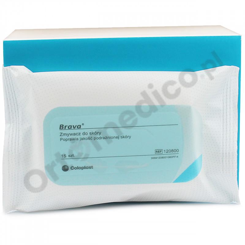 120800 Brava Zmywacz W Chusteczkach 15 szt Coloplast